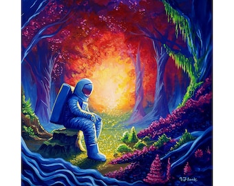 Contemplating In Color - Flooko Poster