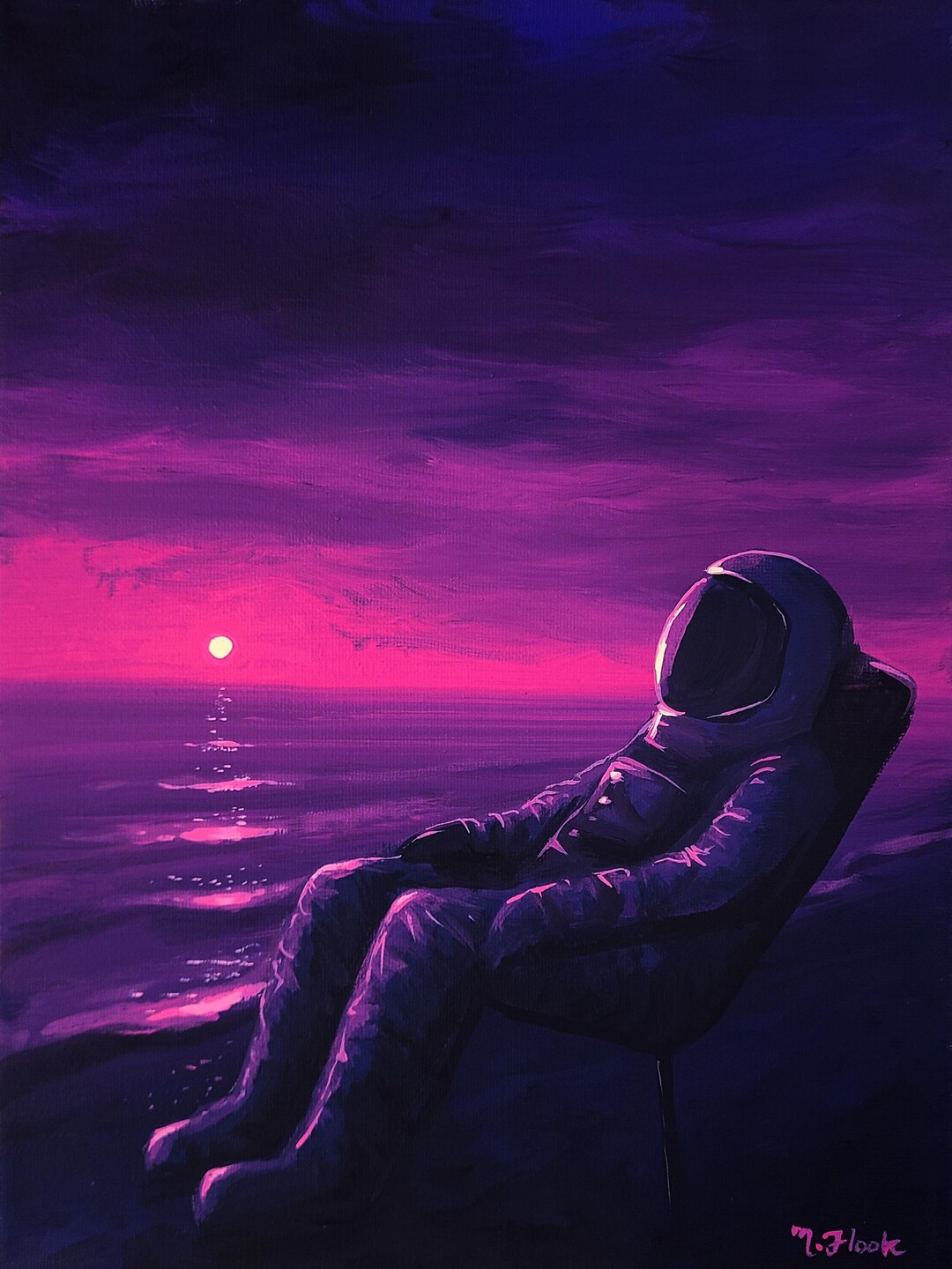 Astro Beach Vibes Mini Painting #2 - New Collection - 9