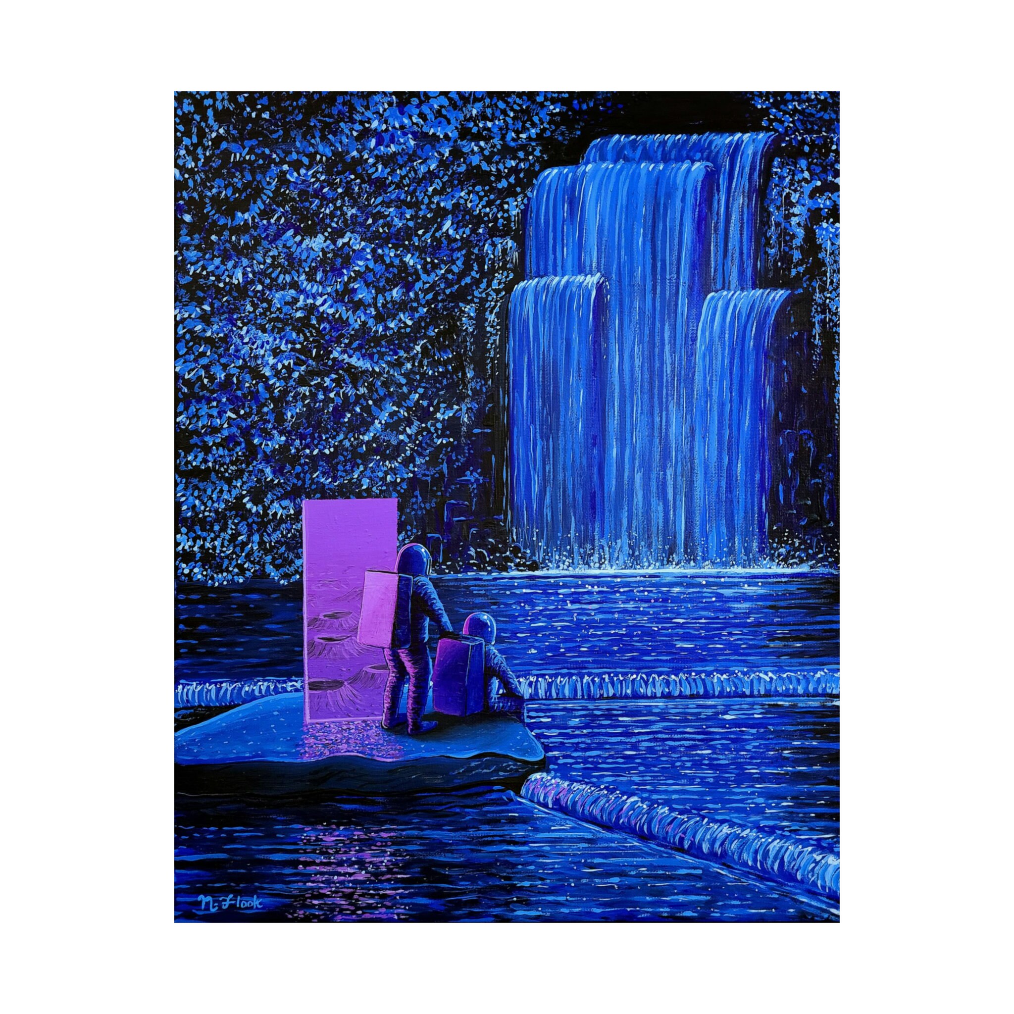 Return To Night Falls - Flooko Poster