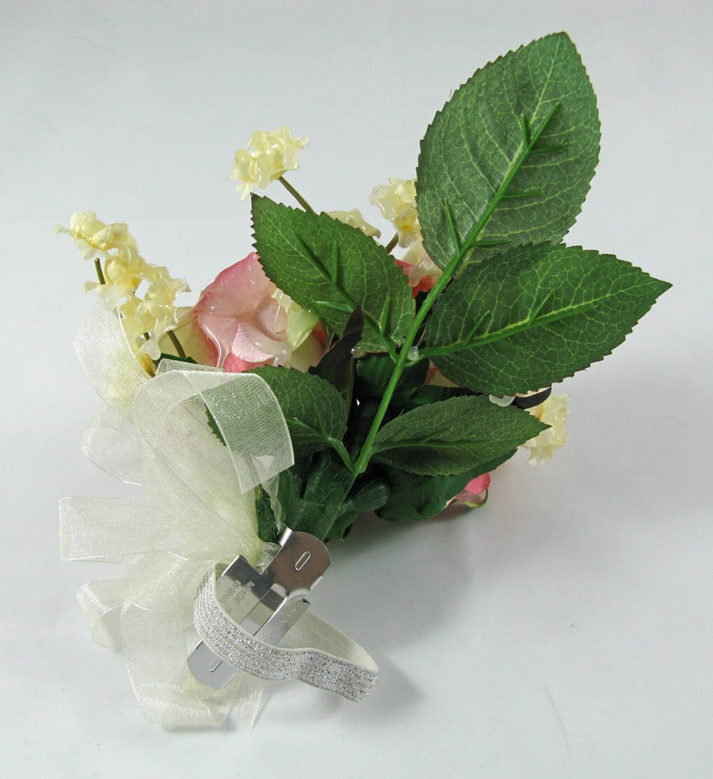 Handmade Rose Corsage with Hot Glue Accent Etsy
