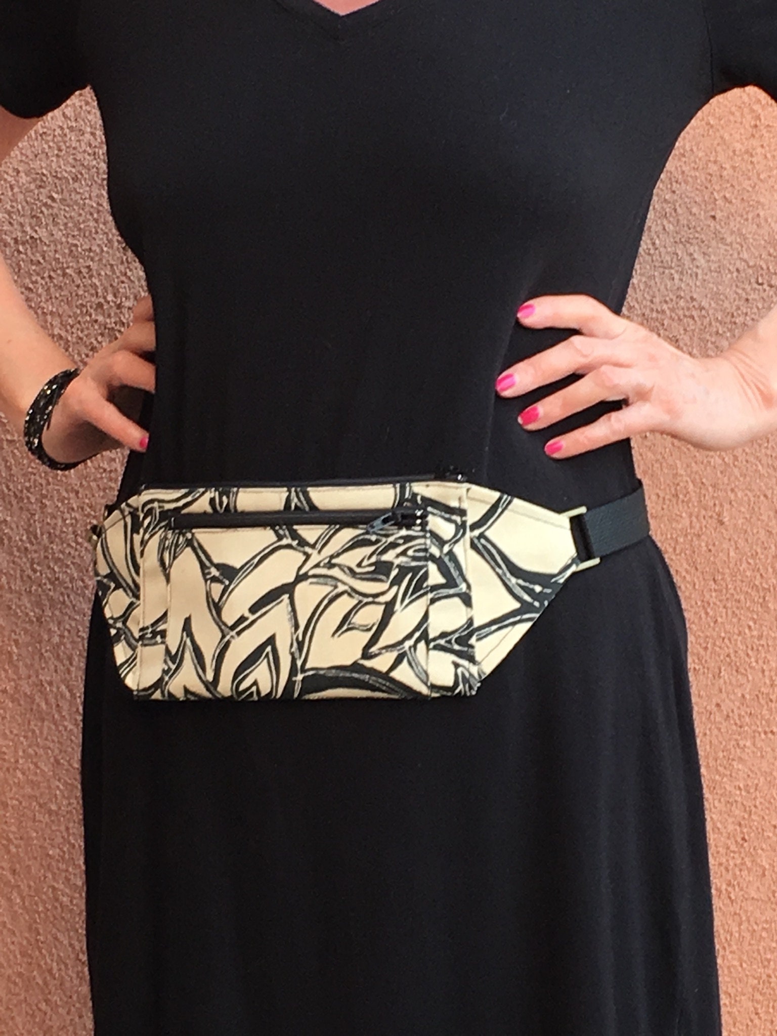 Money belt for women/Crossbody/Hip/Waist phone/passport holder Etsy