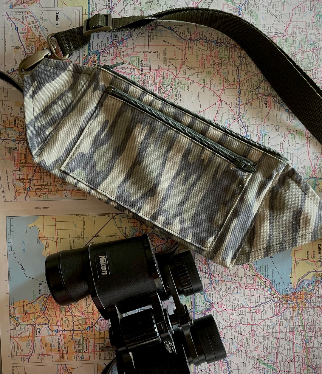 Flat Belt Bag Rfid/sling Purse/thin,lightweight Fanny Pack/low Profile