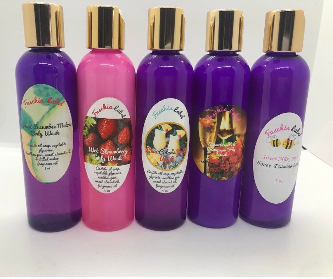 Amazing scented Body Washes 4 oz varieties available Etsy