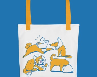 Nope- Dogs in Cones Tote Bag