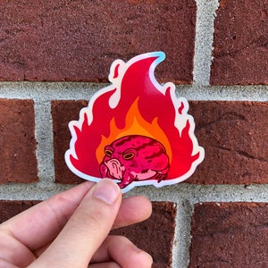 Raise Hell Holographic Sticker image 3