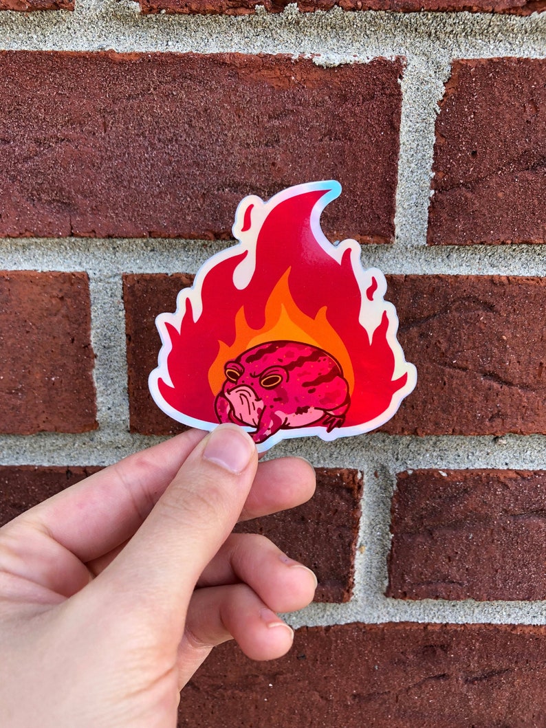 Raise Hell Holographic Sticker image 3