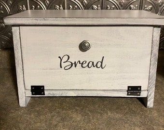 Farmhouse Kitchen Counter Top Bread Box KIT - Build Your Own Bread Box - Handmade Bread Container