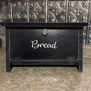 FARMHOUSE Kitchen Counter Top Bread Box| Handmade Rustic Primitive Wooden Bread Box| Bread Box| Bread Storage Box|Farmhouse Kitchen Decor