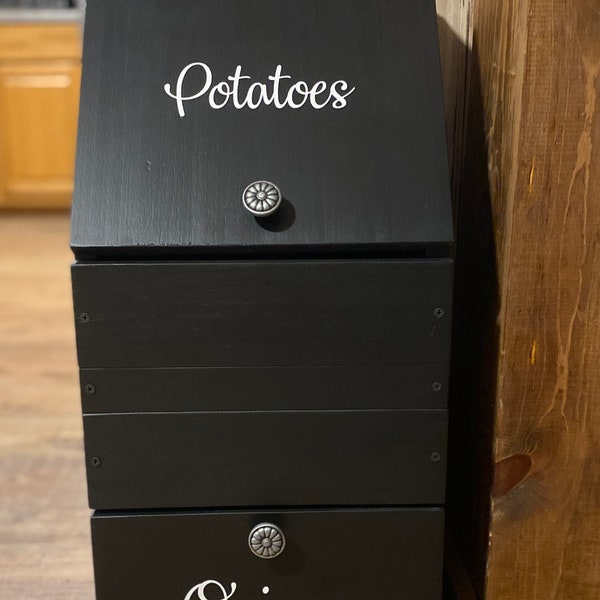 Potato and Onion Bin Etsy