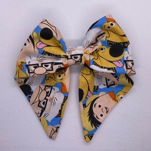 Pixar Pals | Up | 5 Inch Sailor Hair Bow | Hair Accessories | Nerd Gifts | Cosplay | Theme Parks | Conventions