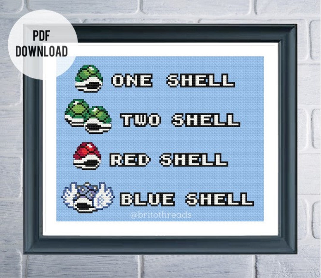 One Shell, Two Shell, Red Shell, Blue Shell - Video Game Mario Kart ...