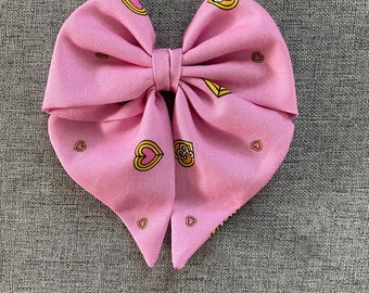 Barbie / Rosa / Lazo de pelo marinero de 5 pulgadas / Accesorios para el cabello / Regalos nerd / Cosplay / Parques temáticos / Convenciones