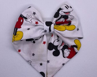 Disney / Mickey Mouse / 5 Inch Sailor Hair Bow / Accesorios para el cabello / Regalos nerd / Cosplay / Parques temáticos / Convenciones