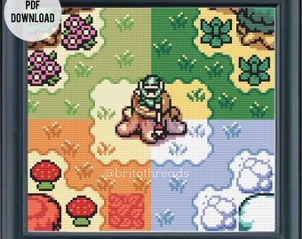 The Legend of Zelda - Oracle of Seasons - Patrón de punto de cruz en PDF - Archivo digital de descarga instantánea