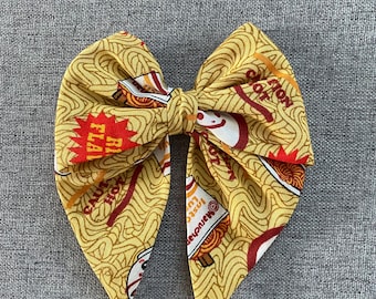 Ramen | Food | 5 Inch Sailor Hair Bow | Hair Accessories | Nerd Gifts | Cosplay | Theme Parks | Conventions
