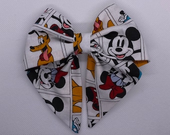 Disney / Mickey Mouse / 5 Inch Sailor Hair Bow / Accesorios para el cabello / Regalos nerd / Cosplay / Parques temáticos / Convenciones