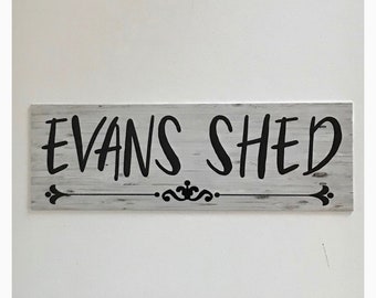 SMALL OVAL ENAMEL METAL GRANDADS SHED WALL DOOR SIGN PLAQUE DOOR SIGN GRANDPA