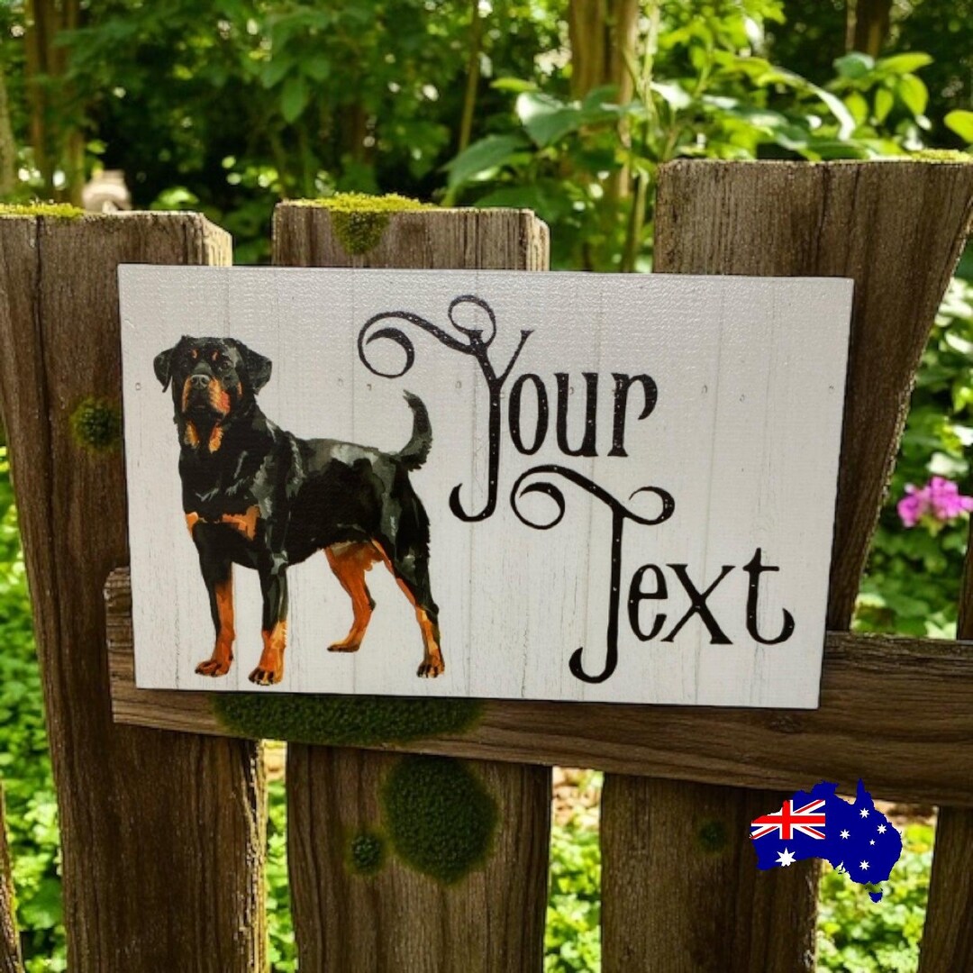 Starting Soon Rottweiler Sign Rottweiler Dog Personalised Custom Sign - Etsy