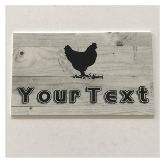 Chicken Coop.Any Names or Text Handmade Personalised Chicken Sign.Hen house 