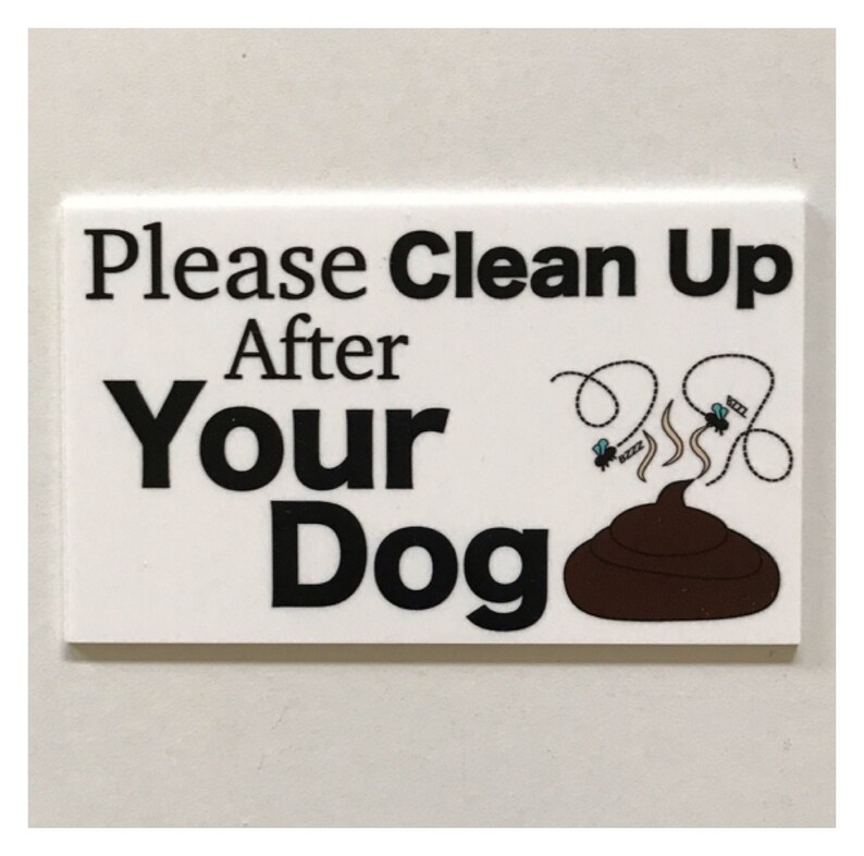 Please Clean up Dog Poo Poop Pet Sign Wall Plaque or Hanging Etsy