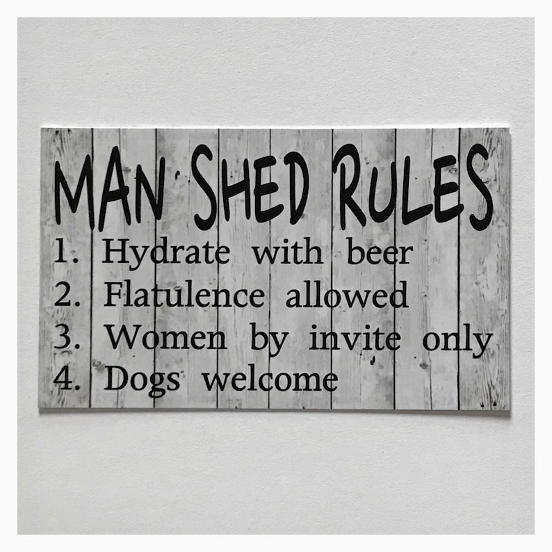 Toilet The Loo Sign Plaque or Hanging Rustic Metal Shed Man Room Garage