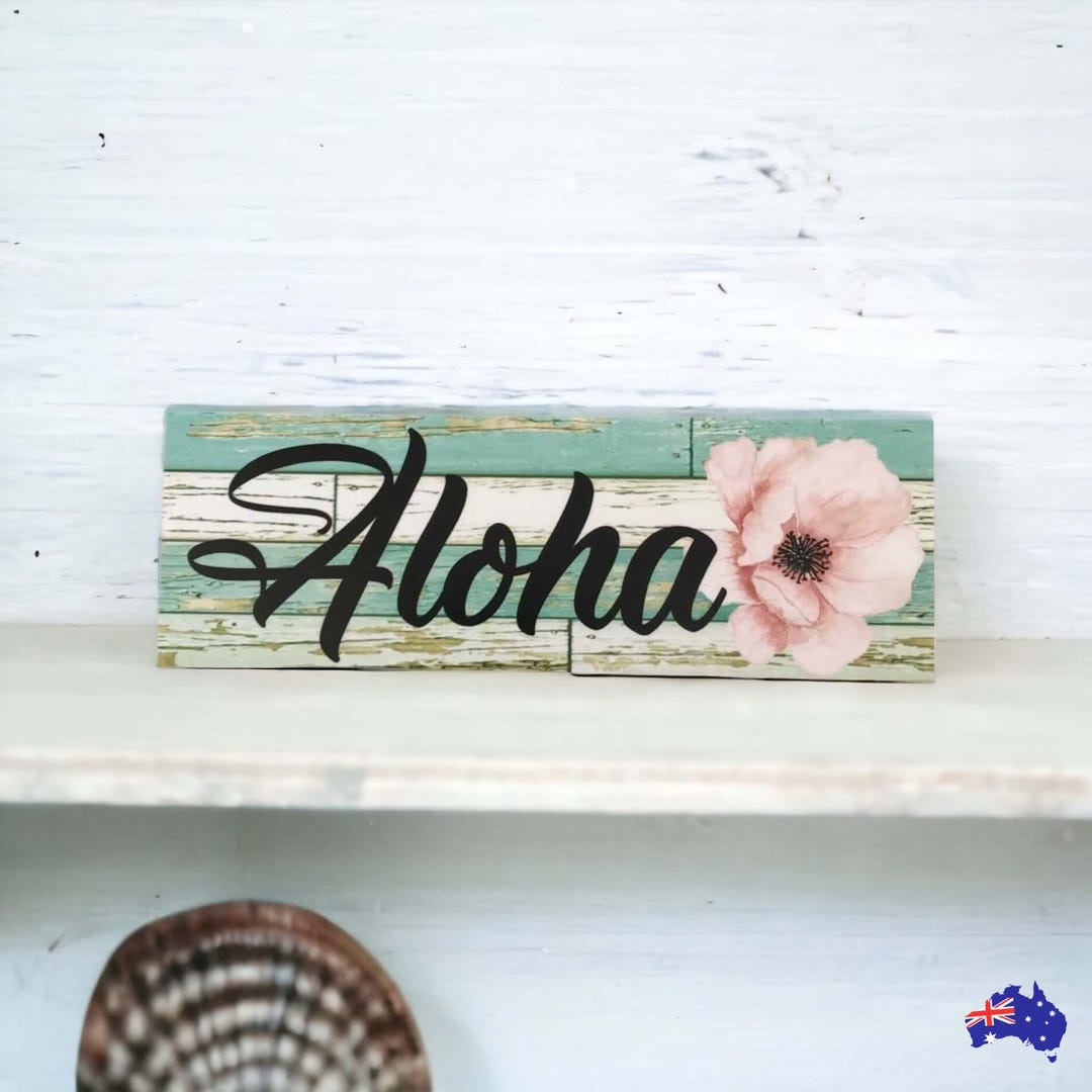 Pataloha Sign Aloha Hawaiian Tropical Sign - Etsy