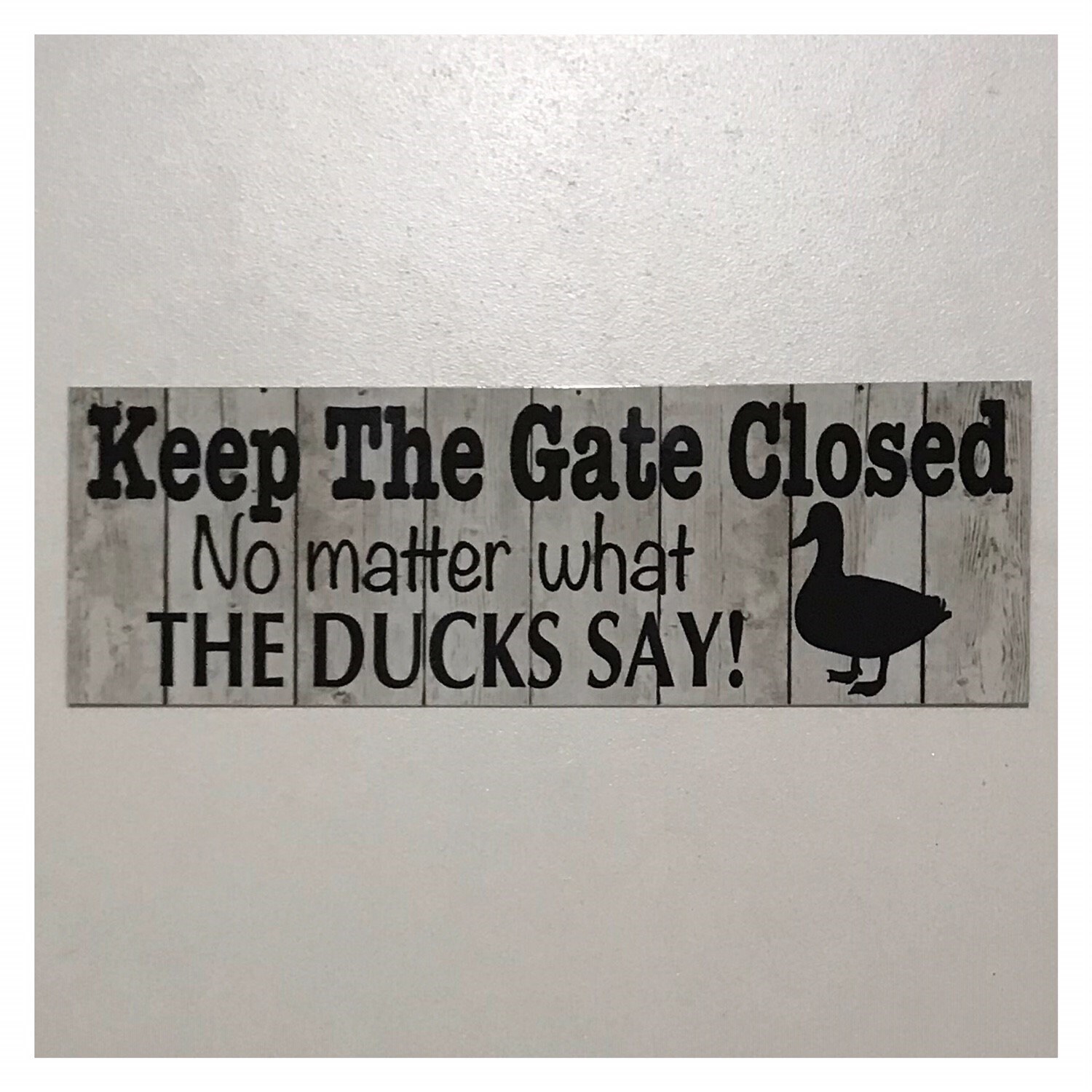 PERSONALISED DUCK SIGN DUCK POND SIGNS GARDEN SIGN FUNNY DUCKS SIGN HOUSE PLAQUE