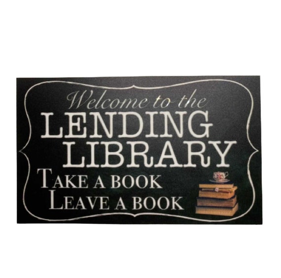 Lending Library Sign