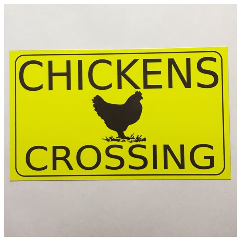Chicken Flockers Eggs Sign Rustic Wall Plaque or Hanging Country Rooster Hen