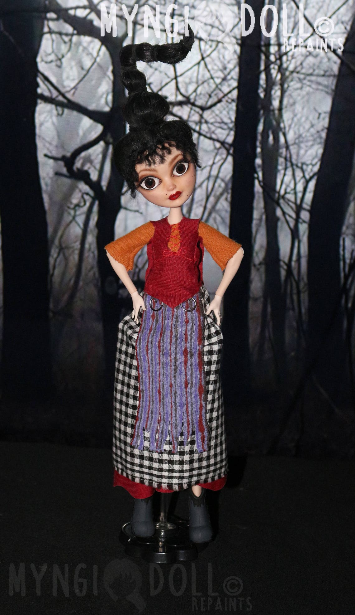 HOCUS POCUS Sanderson Sisters repainted OOAK Dolls with very Etsy