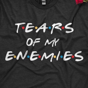 Tears of My Enemies T-shirt: Funny Sarcastic Feminist Gift