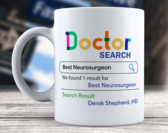 Funny Custom Best Doctor Mug, Motivation Doctors, Nurses, Hospital, Funny Mug, Love, Anatomy, Inspired by Medicine