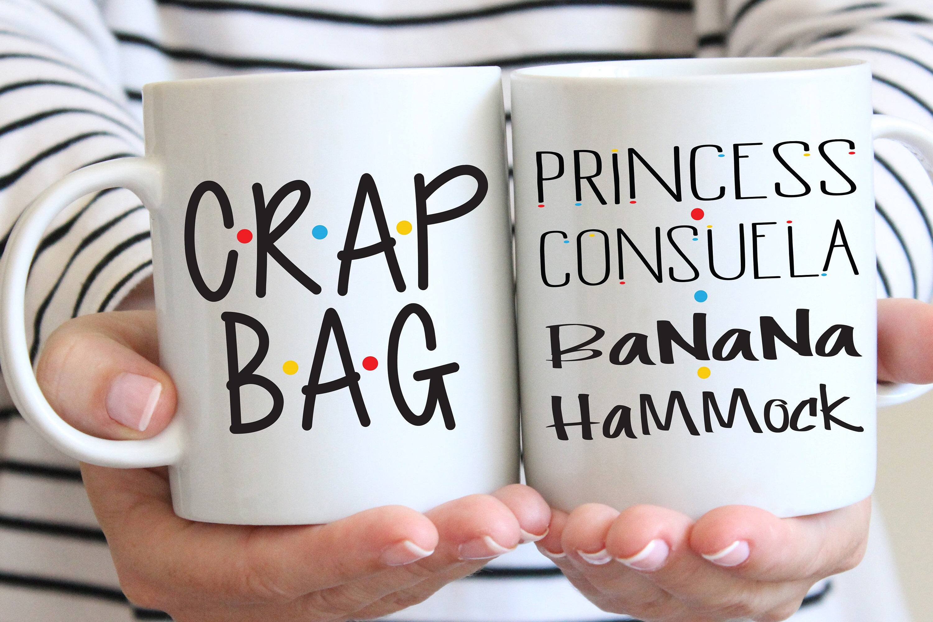 Crap Bag and Princess Consuela Banana Hammock Mug Set Mr and Etsy Ireland