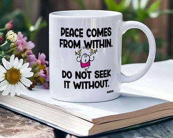 Buddha Quote Coffee Mug: Inspirational Meditation Gift (11 oz)