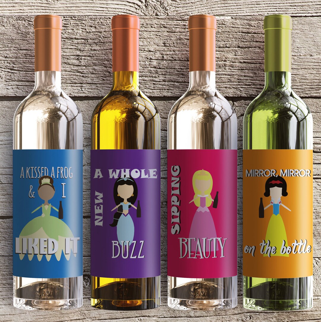 Mini etichette per champagne per damigella d'onore, confezione da 10 etichette per vino, con proposta di matrimonio, damigella d'onore