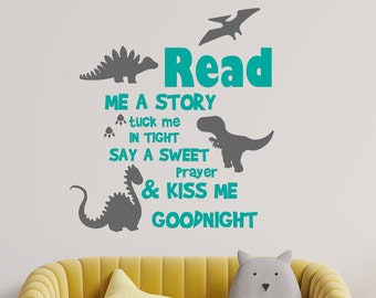 Dinosaur Wall Decal: Personalized Nursery Kids Decor