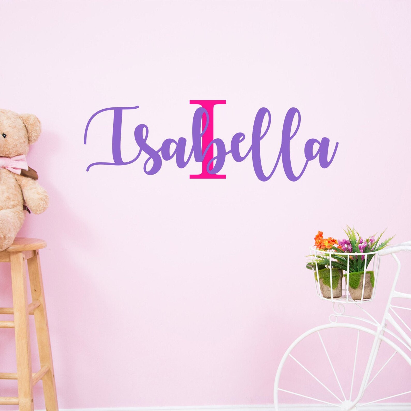 Personalized Wall Decal Children Name Wall Decal Nursery Name Etsy