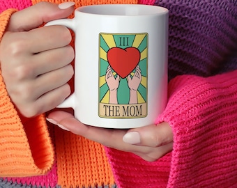 Custom Tarot Card Coffee Mug: Witchy Gift Mug