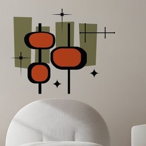 Mid Century Wall Decals