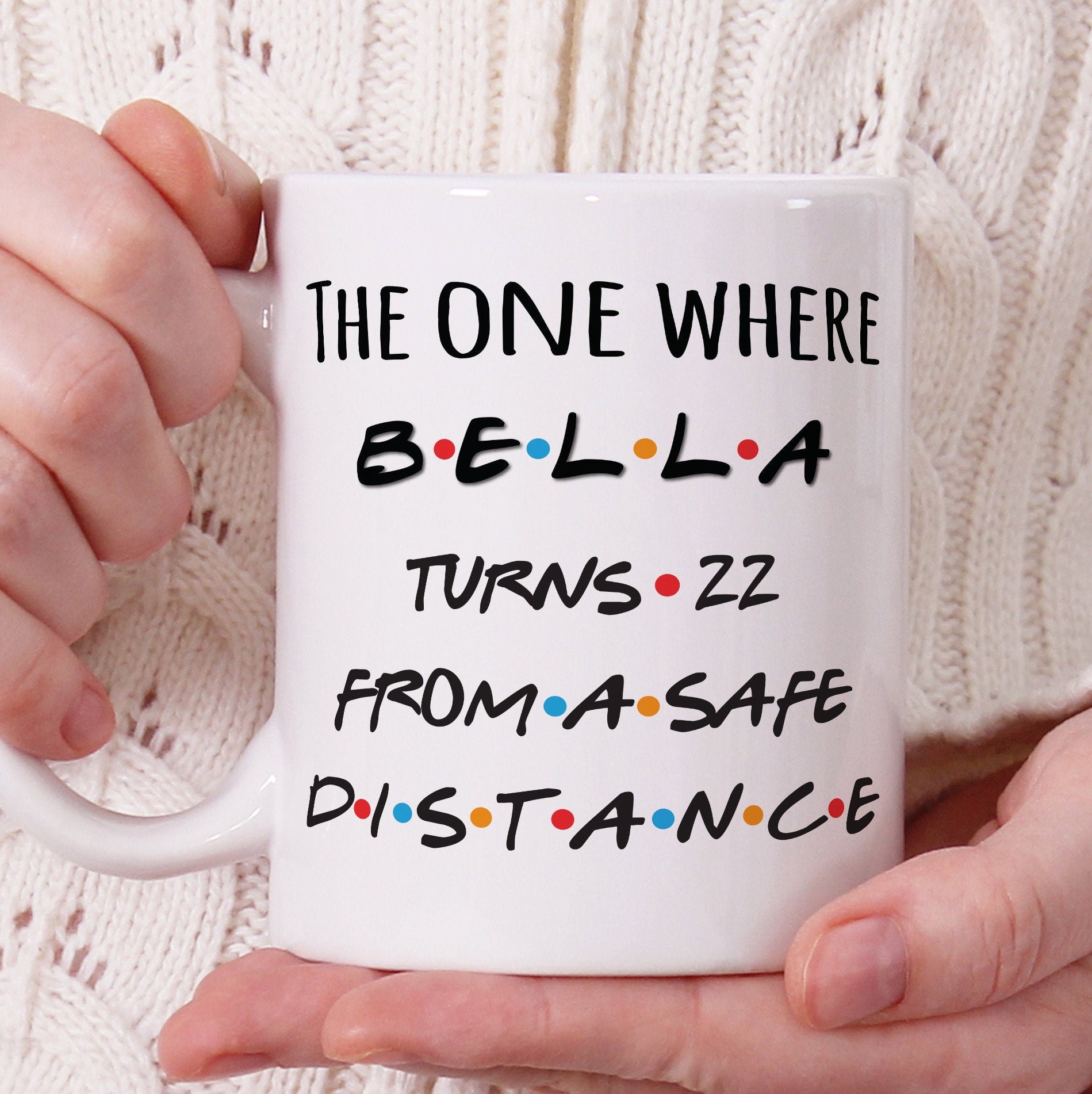 The One Where Birthday Gift Personalized Quarantine Birthday Etsy