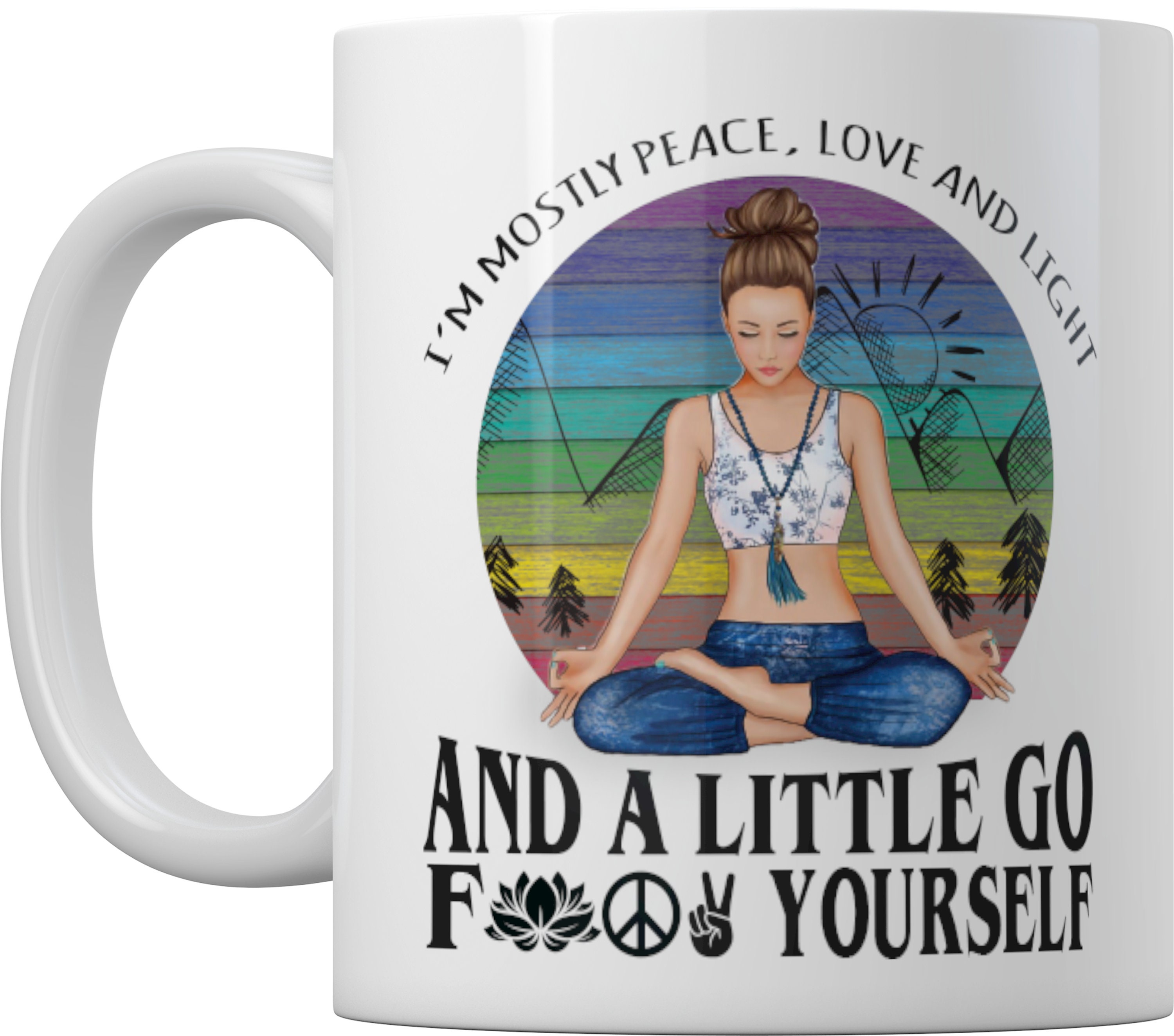 Im Mostly Peace, Love and Light Yoga Mug, Funny Yoga Mug, Gift for Yoga  Teacher, Yoga Lover Gifts, Coffee Mugs, Birthday Gift for Yogi -  Canada