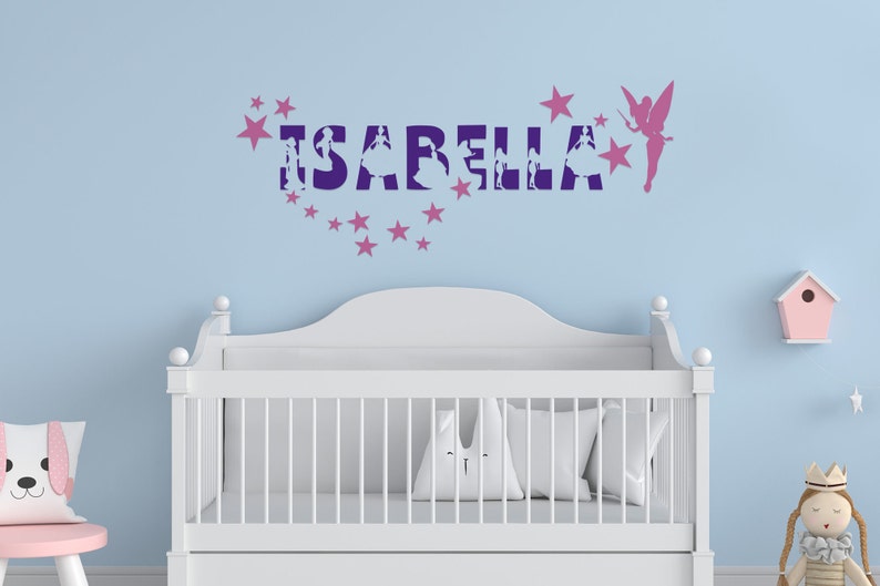 Personalized Wall Decal Girl Name Wall Decal Princess Custom Etsy
