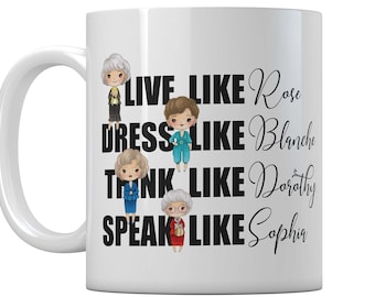 Taza de café divertida de Golden Girls: Citas inspiradoras