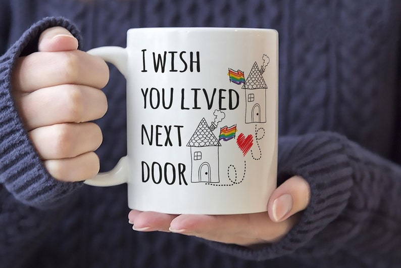 CoconutGarden I Wish You Lived Next Door Mug - Thumbnail 4