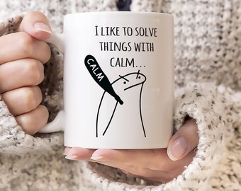 Coffee Cups Super Cool Calm and Collected Coffee Mug 