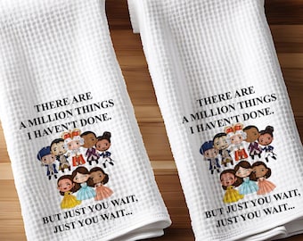 Inspirational Quote Microfiber Kitchen Towel: Hostess Gift