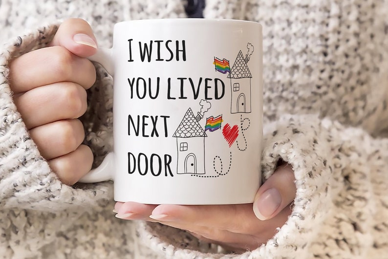 CoconutGarden I Wish You Lived Next Door Mug - Thumbnail 3