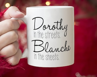 Grappige koffiemok Golden Girls: citaat van Dorothy & Blanche