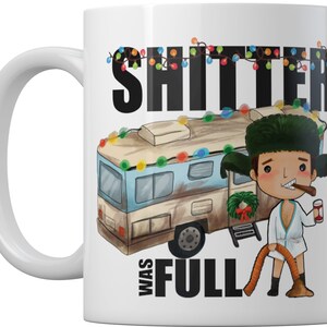 Shitter&#39;s Full Christmas Weihnachtstasse: Lustiges Kaffeegeschenk