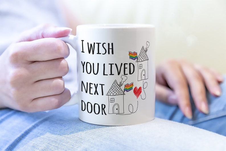 CoconutGarden I Wish You Lived Next Door Mug